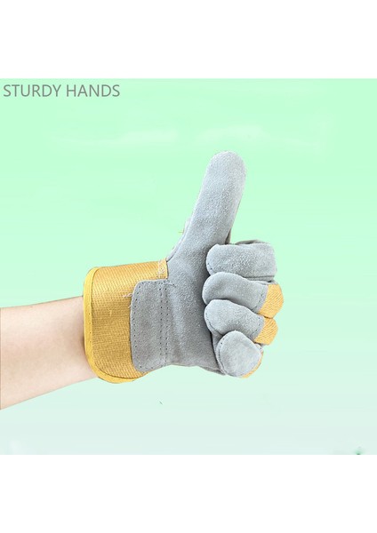 C Tarzı Çocuk Inek Derisi Koruyucu Eldiven Dayanıklı Su Geçirmez Bahçe Eldiveni Isırma Kesme Bahçe Dış Mekan Koruma Toz Geçirmez Eldivenler (Yurt Dışından) modelleri