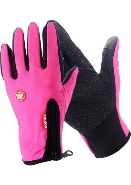 Kırmızı Stil Xxl Unisex Dokunmatik Kış Termal Sıcak Eldiven Bisiklet Bisikleti Kayak Kampçılık Yürüyüş Eldiveni Spor Tam Parmak Eldiven (Yurt Dışından)