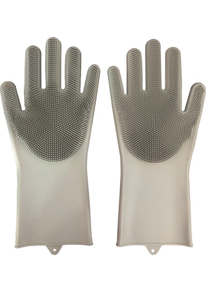 Mavi Stil Tek Boyut Bulaşık Yıkama Temizlik Eldiveni Silikon Kauçuk Sünger Eldiven Ev Temizleyici Mutfak Temizleme Aracı (Yurt Dışından) modelleri