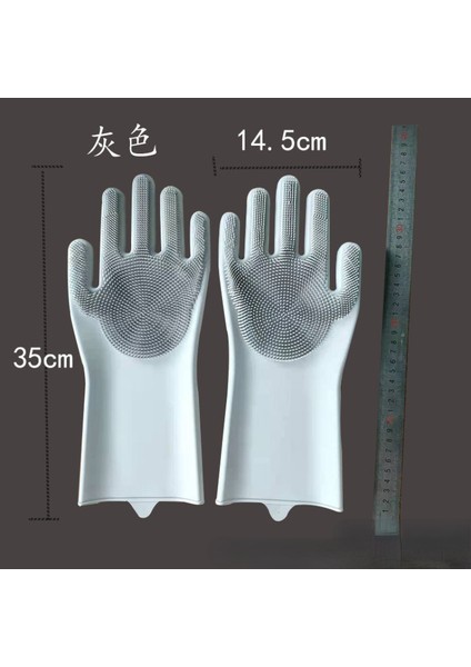 Pembe Tarzı 130G 1 Çift Bulaşık Yıkama Temizlik Eldiveni Silikon Kauçuk Sünger Eldiven Ev Temizleme Aracı Mutfak Temizlik Araçları (Yurt Dışından) indirimleri