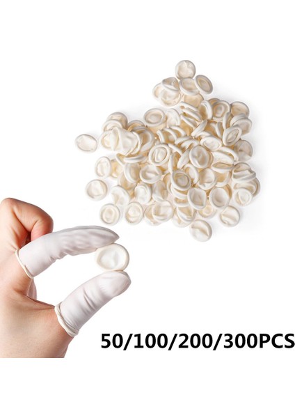 Beyaz Stil 300 Adet Pcsbag Doğal Kauçuk Tek Kullanımlık Lateks Parmak Kılıfları Setleri Parmak Uçları Koruyucu Eldivenler Beyaz Anti Statik Parmak Kılıfı (Yurt Dışından) fiyatları