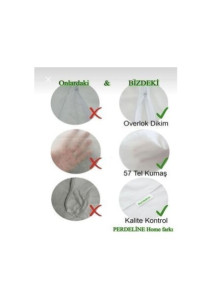 Fermuarlı Beyaz Yastık ,minder ,kırlent Iç Kılıfları (1ADET)( Mitil ,şilte) fırsatları