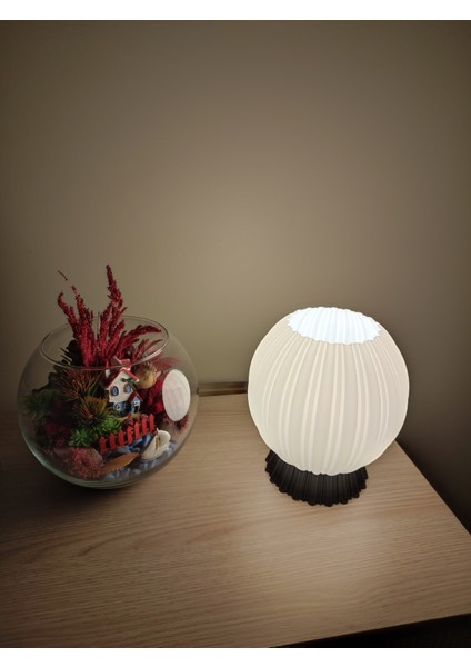 Lumora Modern ve Şık Tasarım Abajur | Dekoratif Masa Lambası Yatak Odası, Salon, Ofis Aydınlatması ve Gece Lambası
