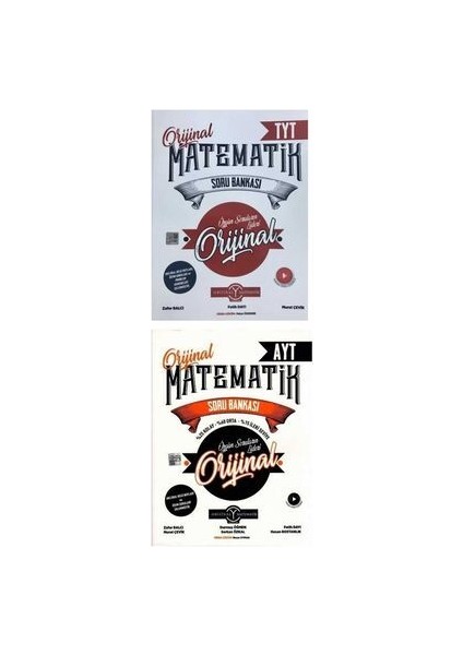 Orijinal Tyt-Ayt Matematik Soru Bankası Seti 2 Kitap Yeni 2024