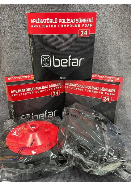 Befar Pasta Cila Süngeri (Aplikatörlü) (Beyaz) 1 Adet