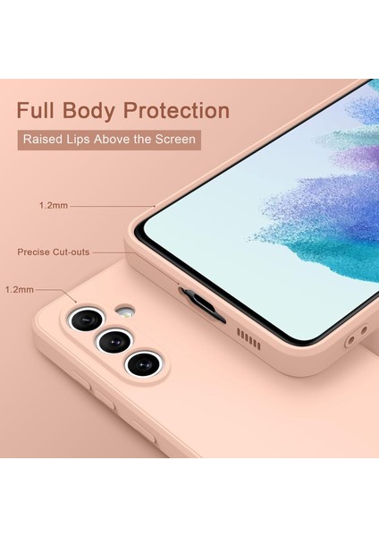 Samsung Galaxy S23 Fe Kılıf Yüksek Kalite Silikon Kamera Korumalı Içi Kadife Lansman Kapak modelleri