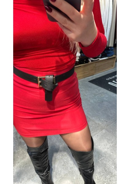 Mini A Kesim Etek Slim Fit