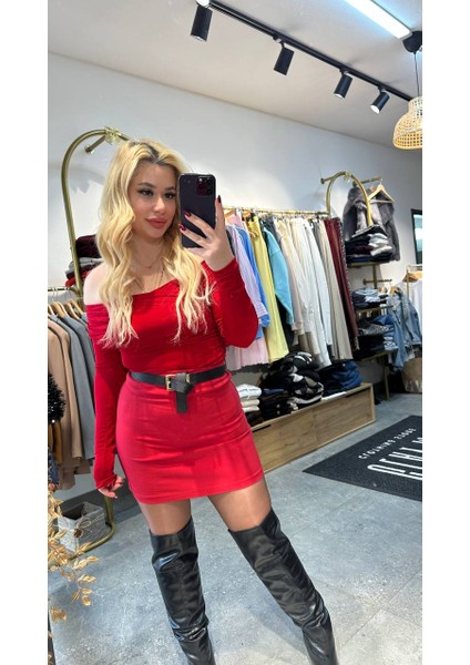 Mini A Kesim Etek Slim Fit