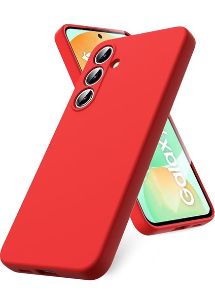 Samsung Galaxy S23 Fe Kılıf Yüksek Kalite Silikon Kamera Korumalı Içi Kadife Lansman Kapak