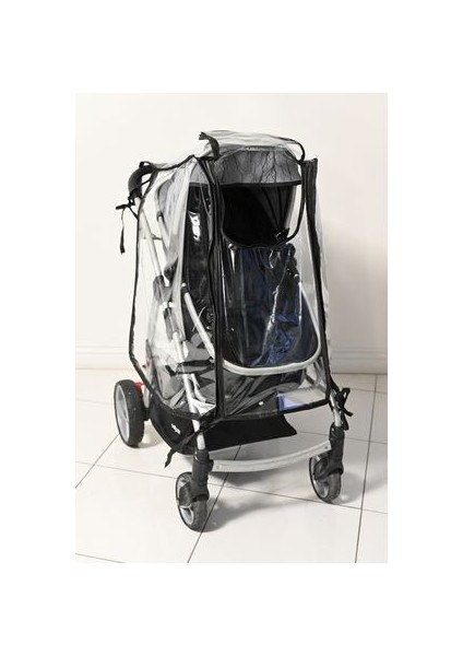 Malzek Ultra Lüks Fermuarlı Bebek Arabası Yağmurluğu Siyah(Bütün Bebek Arabalarına Uyumludur) Yzr fırsatları