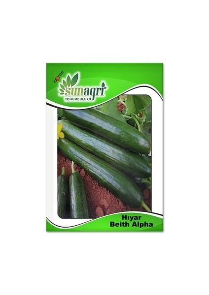 Tohumculuk Hıyar Beith Alpha Salatalık Tohumu 5 gr ( Ata Tohum )