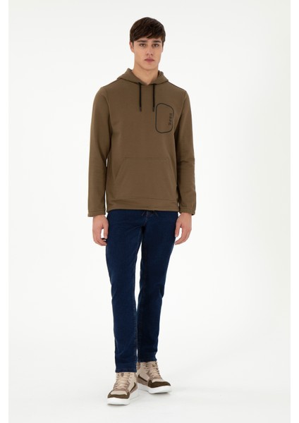 Erkek Haki Sweatshirt 50293310-VR027 fırsatları