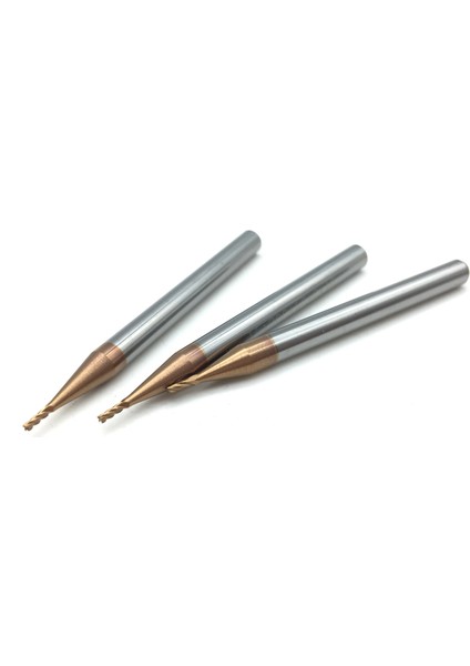 Cnc Makine Freze 1.5R0.2X50LX4T Karbür Uç Frezesi Kesici Alaşım Kaplama D1.5R0.2XD4X50X4F Tungsten Çelik End Mill Kesme Aleti Cnc Makine Freze