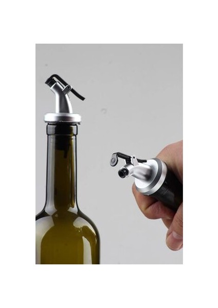 Ahşap Stantlı Amber 2'li 750 ml Zeytinyağı Sıvıyağ Şişesi Yağdanlık Yağlık Cam Şişe