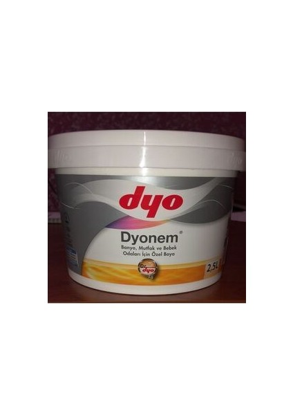 Nem 2.5lt Beyaz Banyo,mutfak,bebek Odaları İçin Özel Boya