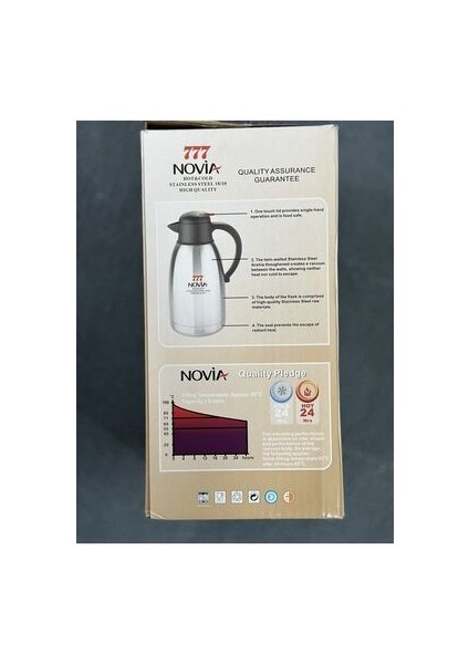 Novia 777 Çelik Termos 2 Litre indirimleri