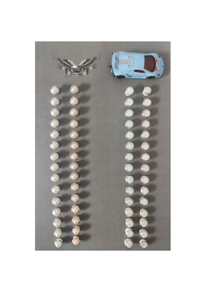 Incili -Sedefli Düğme