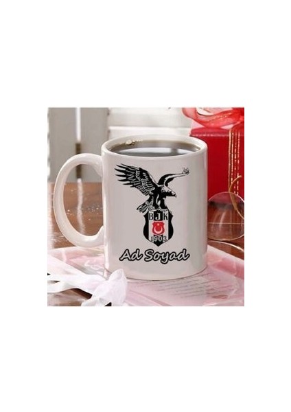 Beşiktaş Kupa Bardak Kişiye Özel
