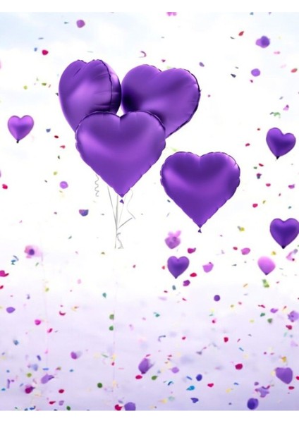 Mor Kalp Folyo Balon - Doğum Günü Parti ve Eğlenceli Etkinlikler Için fiyatları