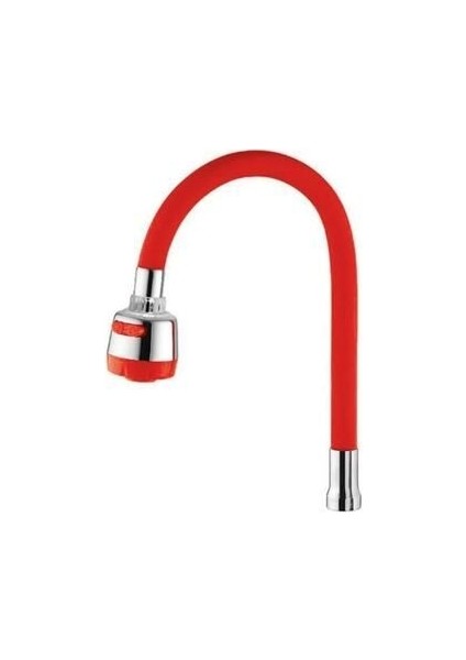 Oynar Başlıklı Tasarruflu Silikon Musluk Başlığı Kubar Çift Fonksiyonlu Kırmızı indirimleri