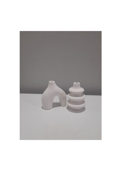 Minimal Vazo Set 2'li Bohem Biblo Minyatür