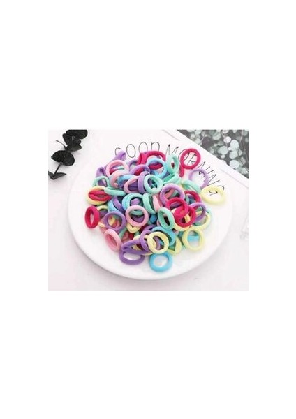 100’LÜ Renkli Mini Bebek,çocuk Lastik Toka fiyatları