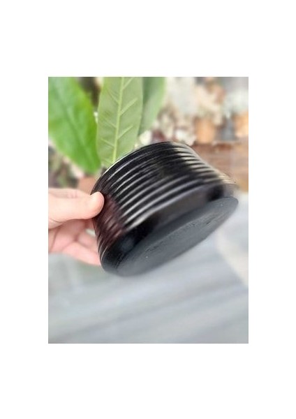 Vazo Kil Siyah Boyalı Kil Vazo 8X13 Cm, Dekor, Saksı, Vazo, Ev Dekor