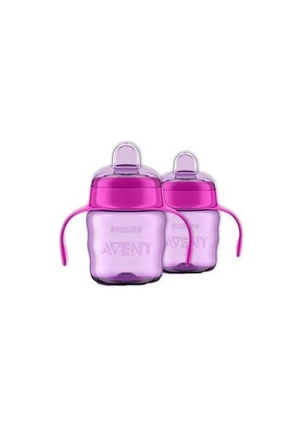 Eğitici Damlatmaz Bardak Kız 6m+ 200 ml x 2
