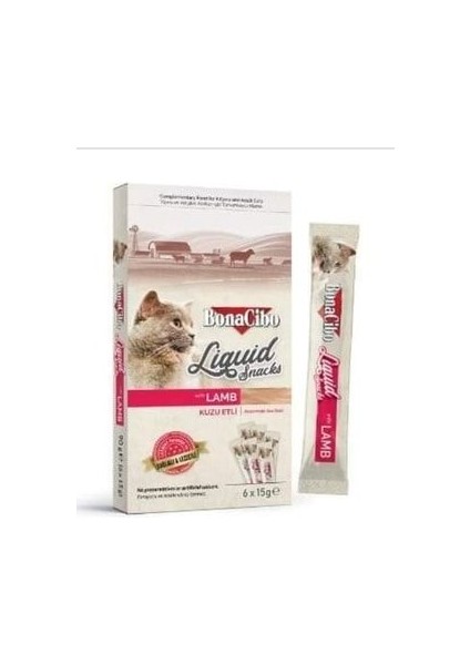 Kuzu Etli Atıştırmalık Sıvı Ödül 6 x 15GR