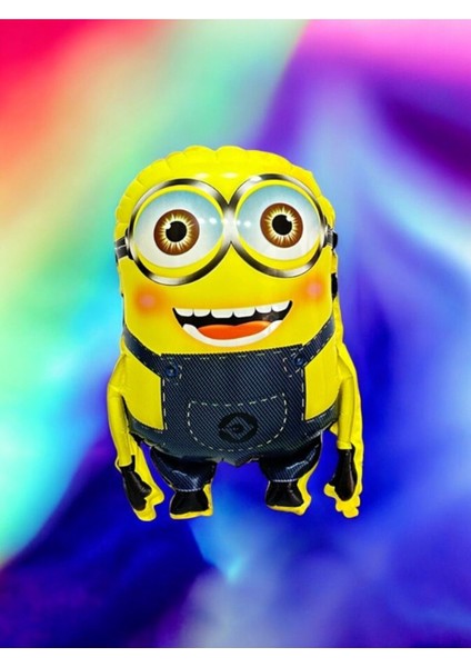 Minion Tasarımlı Folyo Balon - Doğum Günü Parti ve Eğlenceli Etkinlikler Için