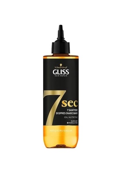 7 Second Sıvı Bakım Kremi Oil Nutritive 200 ml