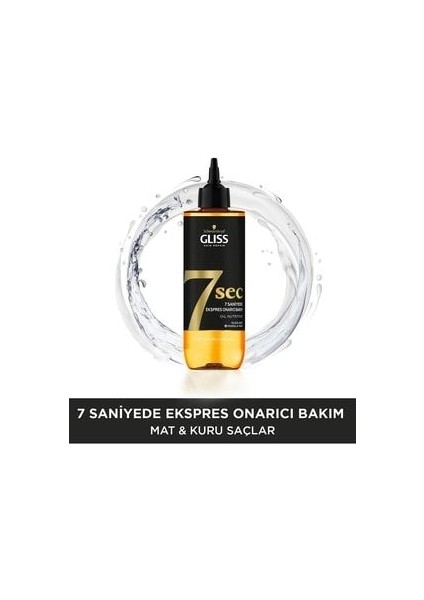 7 Second Sıvı Bakım Kremi Oil Nutritive 200 ml fiyatları