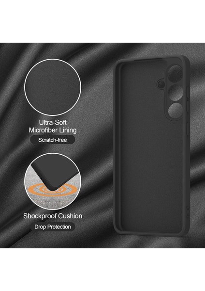 Samsung Galaxy S23 Fe Kılıf Yüksek Kalite Silikon Kamera Korumalı Içi Kadife Lansman Kapak modelleri