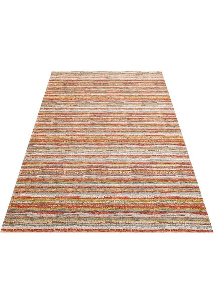 Eko Brooklyn Hasır Görünümlü Kaymaz Renkli Dokuma Modern Kilim BRK12