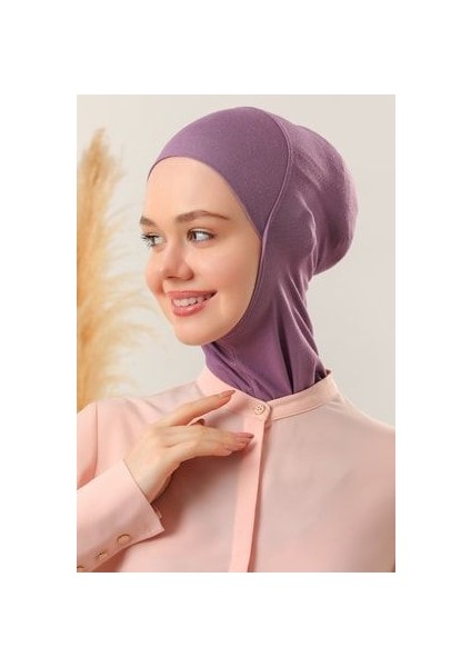 Kadın Tesettür Boyunluklu Hijab Spor Bone Mor fırsatları