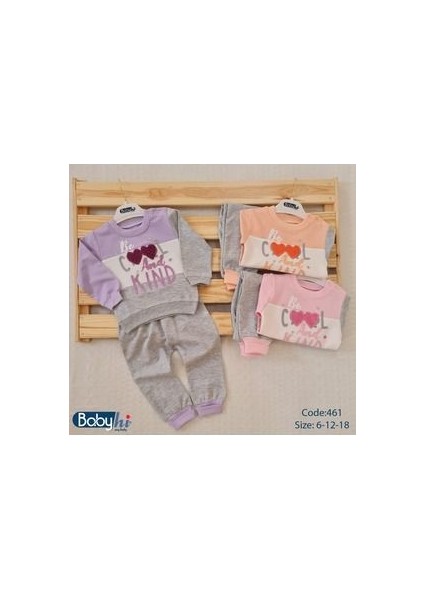 Mulyoso Butiq Babyhi Be Cool Kınd 2'li Kız Bebek Takım, Hediyelik Bebek/Çocuk Kıyafetleri