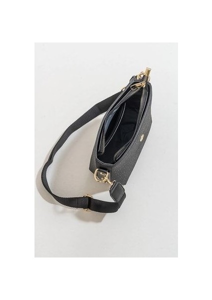 Kadın CRVE Siyah Basklı Çanta modelleri