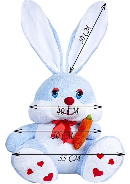 Peluşçu Dayı 100 cm Elinde Havuç Tutan Tavşan fiyatları