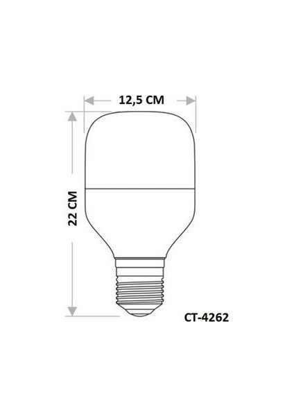 55 Watt Beyaz Işık LED Ampul (CT-4262)