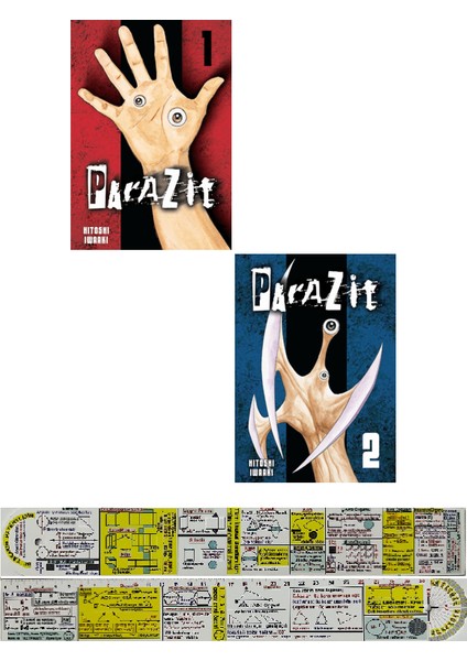 Parazit 1-2. Ciltler Manga Seti / Matematik Öğreten Cetvel - Hitoshi Iwaaki