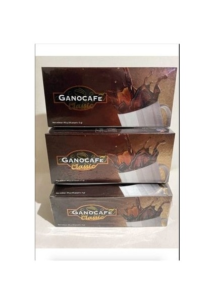 Gano Excel Classic Kahve Cafe 3 Lu Paket - sağlıklı Filtre Kahve Tadında