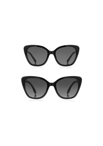 Cat Eye Anne Kız Çocuk 2'li Set Güneş Gözlüğü AK-1026 fiyatları