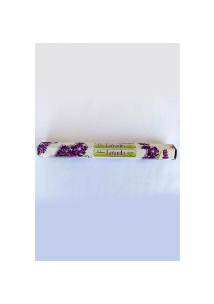 Lavanta Kokulu - 20 Adet Çubuk Tütsü - Lavanta Tütsü - Aromalı Tütsü- Tütsü Çubuğu - Tütsülük