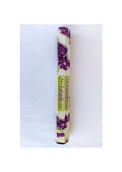 Lavanta Kokulu - 20 Adet Çubuk Tütsü - Lavanta Tütsü - Aromalı Tütsü- Tütsü Çubuğu - Tütsülük