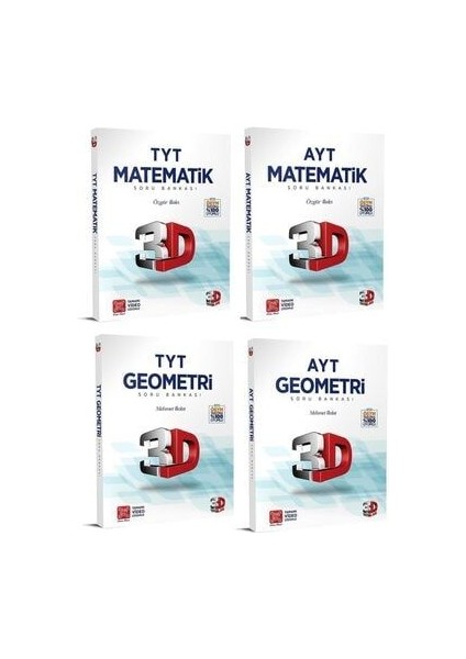 Tyt Matematik, Ayt Matematik + Tyt Geometri, Ayt Geometri Soru Bankası