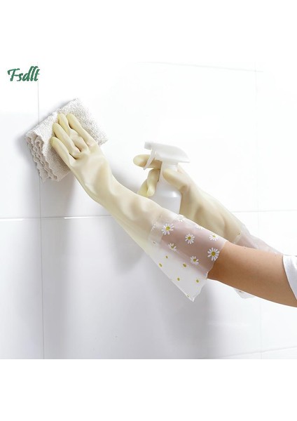 Mavi Kadife 52CM Tarzı S Beden Mutfak Kauçuk Eldivenler Bulaşık Eldiveni Güvenlik Eldiveni Kadın Suya Dayanıklı Temizlik Eldiveni (Yurt Dışından) fiyatları