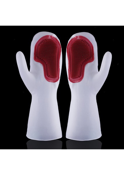 Gri Tarzı Silikon Bulaşık Eldiveni Dayanıklı Ev Işleri Temizlik Izolasyon Eldiveni Mutfak Temiz Araçları Elleri Koruyan Eldivenler (Yurt Dışından) fiyatları