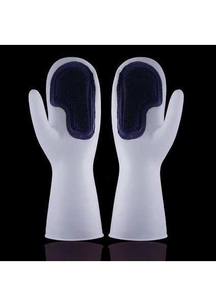 Gri Tarzı Silikon Bulaşık Eldiveni Dayanıklı Ev Işleri Temizlik Izolasyon Eldiveni Mutfak Temiz Araçları Elleri Koruyan Eldivenler (Yurt Dışından) fırsatları