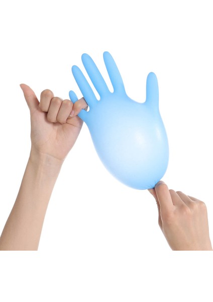 Mavi Eldiven 150G Tarzı S Beden Tek Kullanımlık Mavi Nitril Eldiven Kimyasal Dayanıklı Toz Ücretsiz Laboratuvar Mutfak Ev Işleri Temizlik Vinil Iş Eldivenleri (Yurt Dışından) modelleri