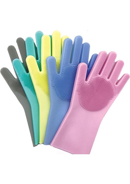 Gri Tarzı Ince 1 Çift Çok Fonksiyonlu 34.5*15.5cm Silikon Isıya Dayanıklı Bulaşık Eldiveni Ev Temizlik Araçları Mutfak Aksesuarları (Yurt Dışından) fiyatları